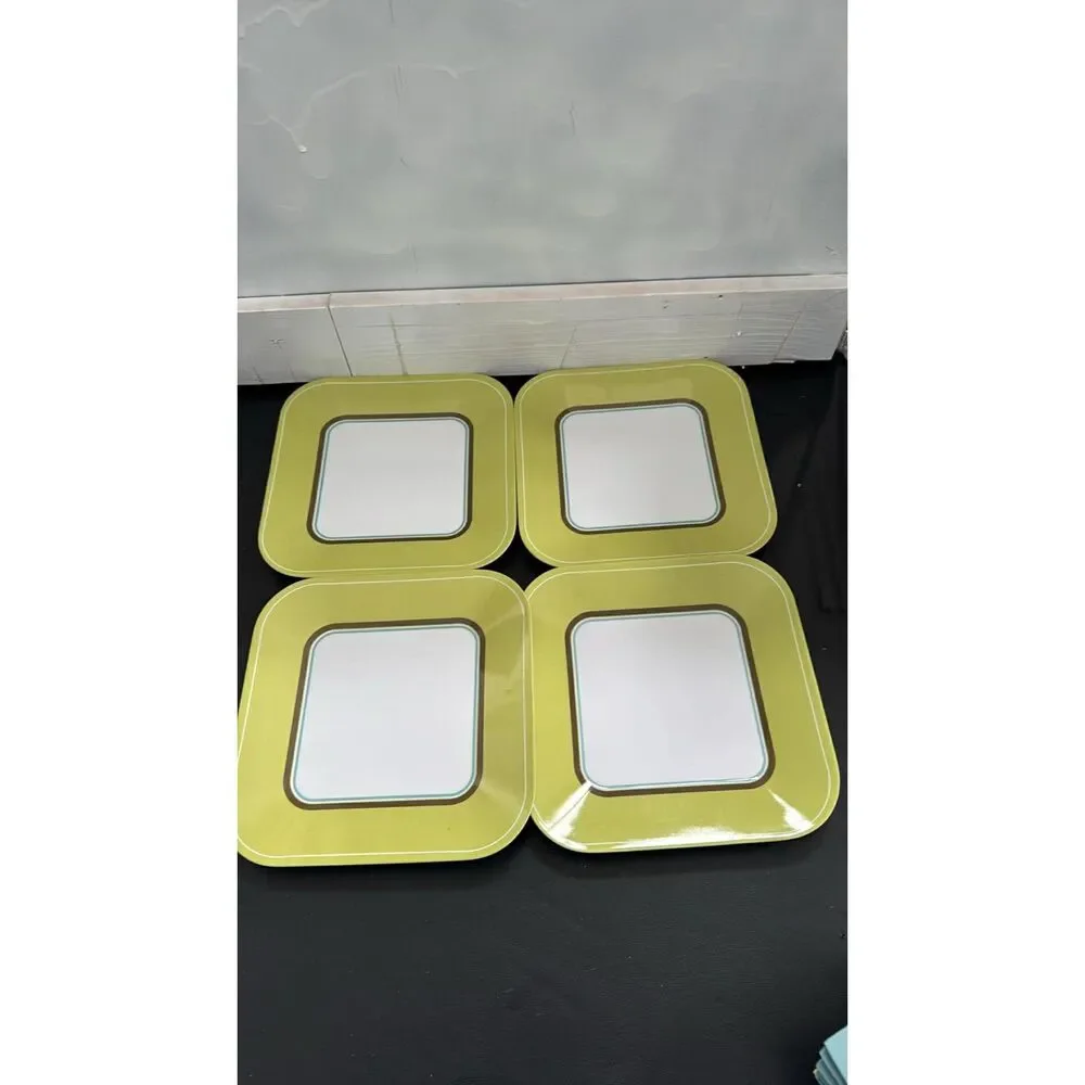 18 Melamine Plates 8 Salad Plates 10 Appetizer Plates Blue White Green